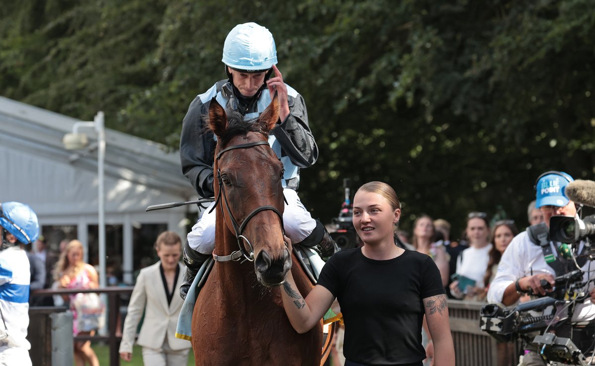 SaracenTB's tweet photo. 💫 Congratulations on another win by BIGGLES in the Bunbury Cup at @NewmarketTrain to trainer @RalphBeckett and his team at Kimpton Down Stables.

Well done to all connections!
#FeedtheDifference #RacedonSaracen #FeedingAthletes #RecipeforSuccess

📸 @deborahburt1