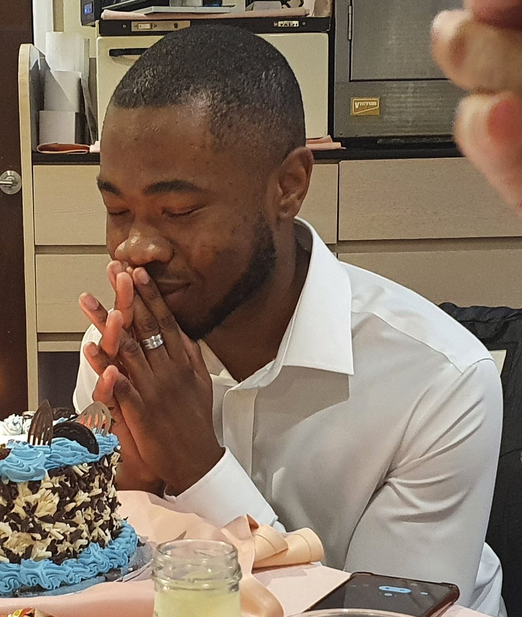 BurningT_'s tweet photo. This is the purest man youll ever meet on god

And he decided to invite all of us troglodytes to his bday meal last night

Cant wait for his 41st next year! (I promise I'll acquire the proposed attire) https://t.co/EJgvgnEm6s