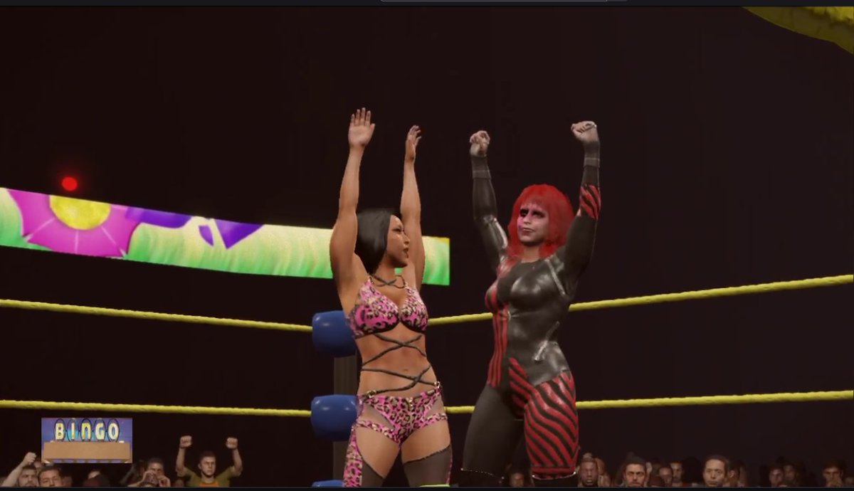 RC_DojoTaqueria's tweet photo. The Dojo would like to congratulate Cameron Rage and Britnay Mai Chang on their amazing victory tonight in #MEW Judy Flynn handpicked their attendance in East Rutherford in her first ever Bing Hall Wrestling event. https://t.co/ueDKXo2Jdc