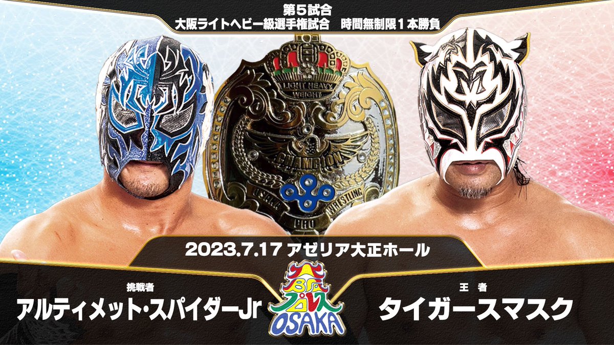 新日本プロレスBUSHI本人使用試合用マスク