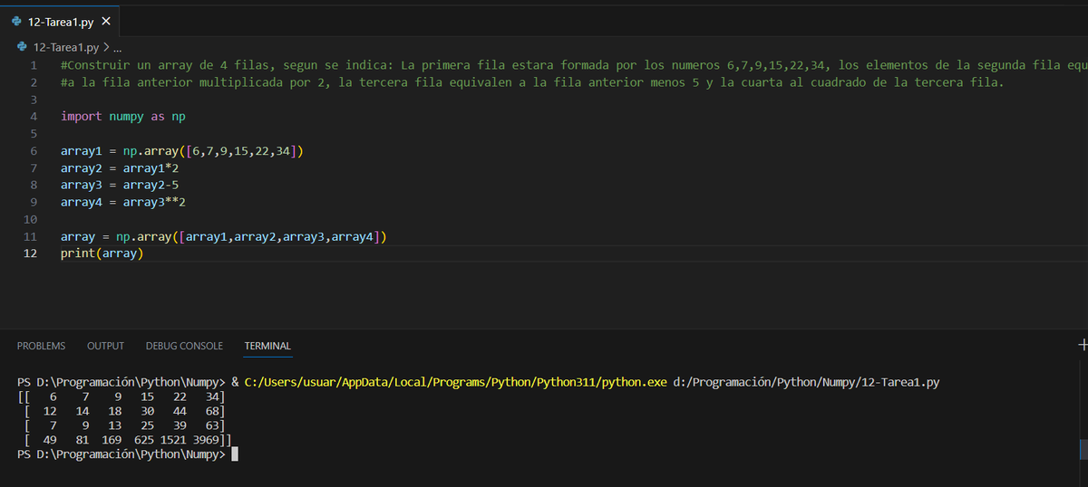 Carlos43487053's tweet image. #cursoNumpy de #josecodetech @josecode