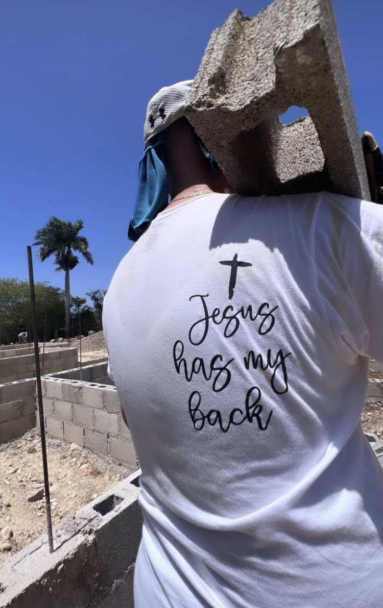 Our mission trip in the DR is coming to an end. My husband and I have been so blessed to help build homes, and provide basic necessities to those in need over the last 2 weeks. God is good 🙏🏻🤍