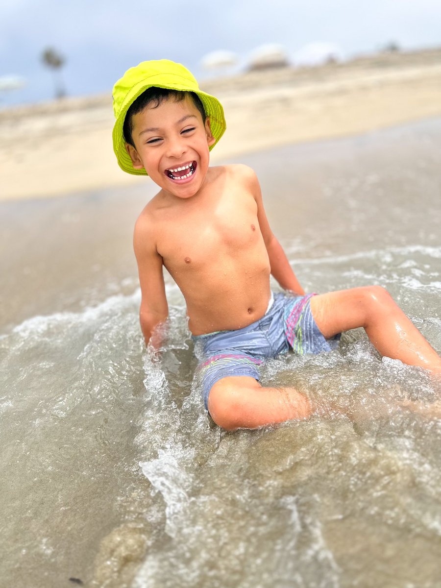 crystalcgar's tweet photo. Luke at his happy place! ☀️🏖️ #BeachBum https://t.co/vKB5IITAs8