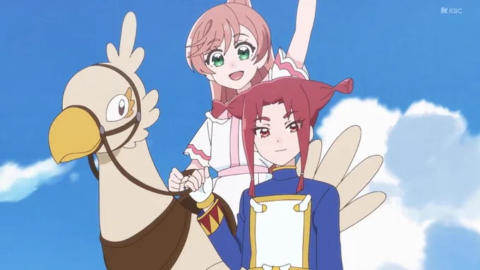 ましろちゃん乗れるようになったな!  #precure