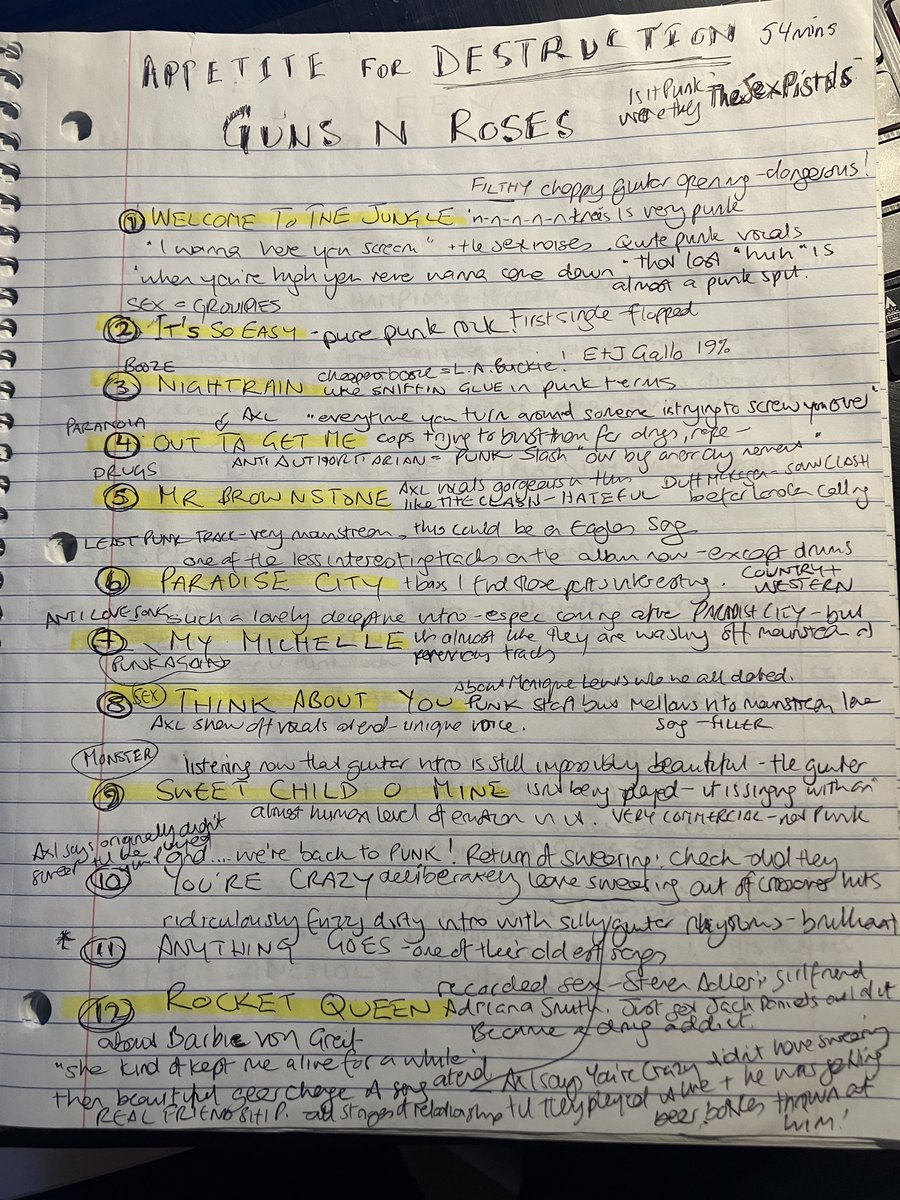 Episode 7 Enjoy the deep cuts from the album it's easy to forget was the most punk rock record of the 80s from the most dangerous band in the world. Or was it?  Let me know below.