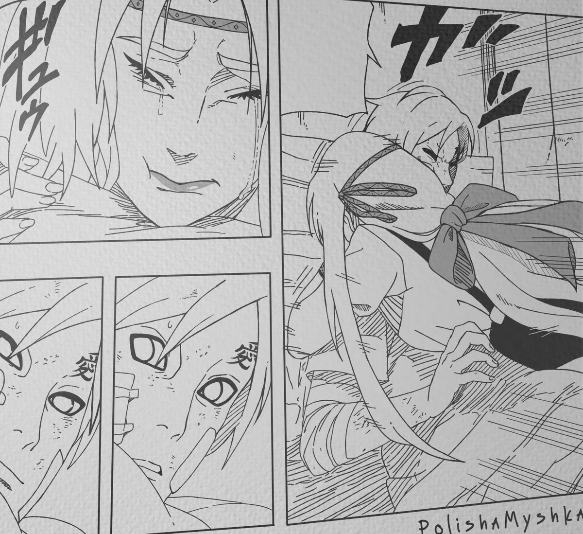 PMyshka's tweet photo. Manga about Minato and Kushina will be officially released soon. Minor edit and comparison with Gaara/Nezumi.
#minato #kushina #gaara #nezumi #oc #manga #naruto #minakushi https://t.co/e38EeIfpoc