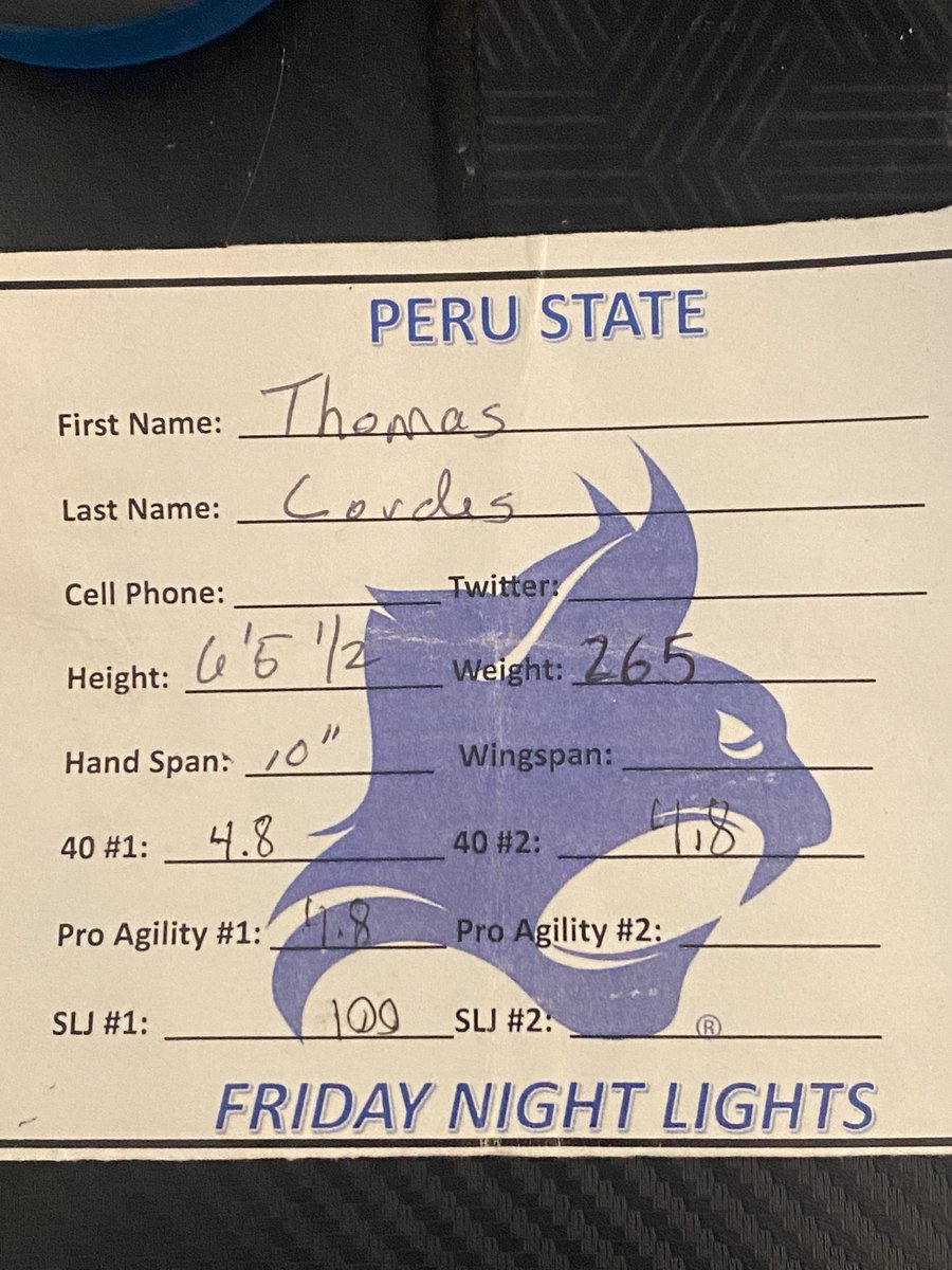 ThomasCordes74's tweet photo. Had fun at Peru this Friday and there was good vibes all around after talking with @CoachO_PSC I’m grateful to have received an offer @PSC_Coach_S thank you for working with me and you are indeed the strongest OL coach https://t.co/Ha3Ujnj1FD