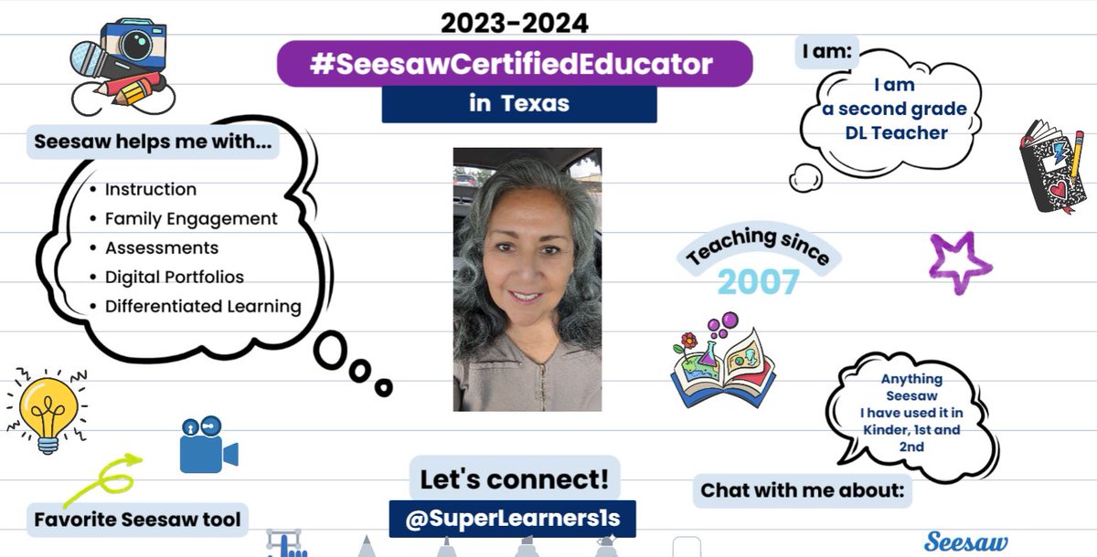 SuperLearners1s's tweet photo. Catching up on my Seesaw and I am excited about all the new features coming soon. Especially the assessment and data collection tools. The instructional tools keep getting better and better, too! https://t.co/6TmRuWcvQf