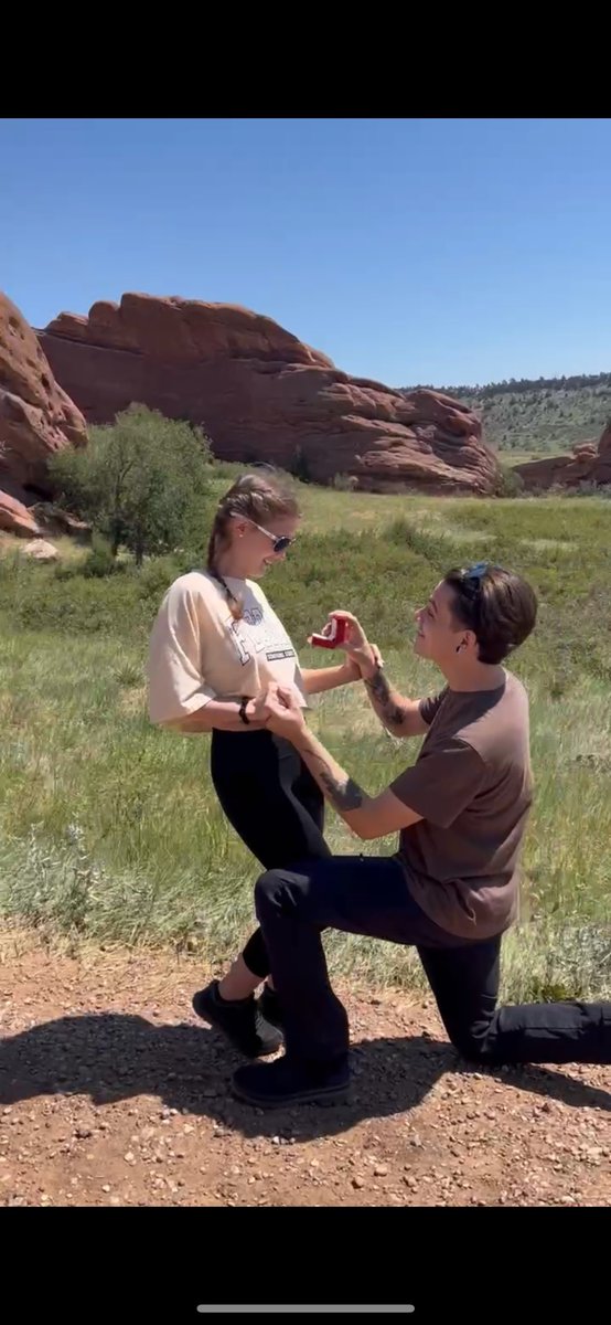 cinnamommyy's tweet image. we are engaged :’) so in love. today was the most special day ever
 (my niece was also born today and my mom broke her ankle on the hike back from the proposal)