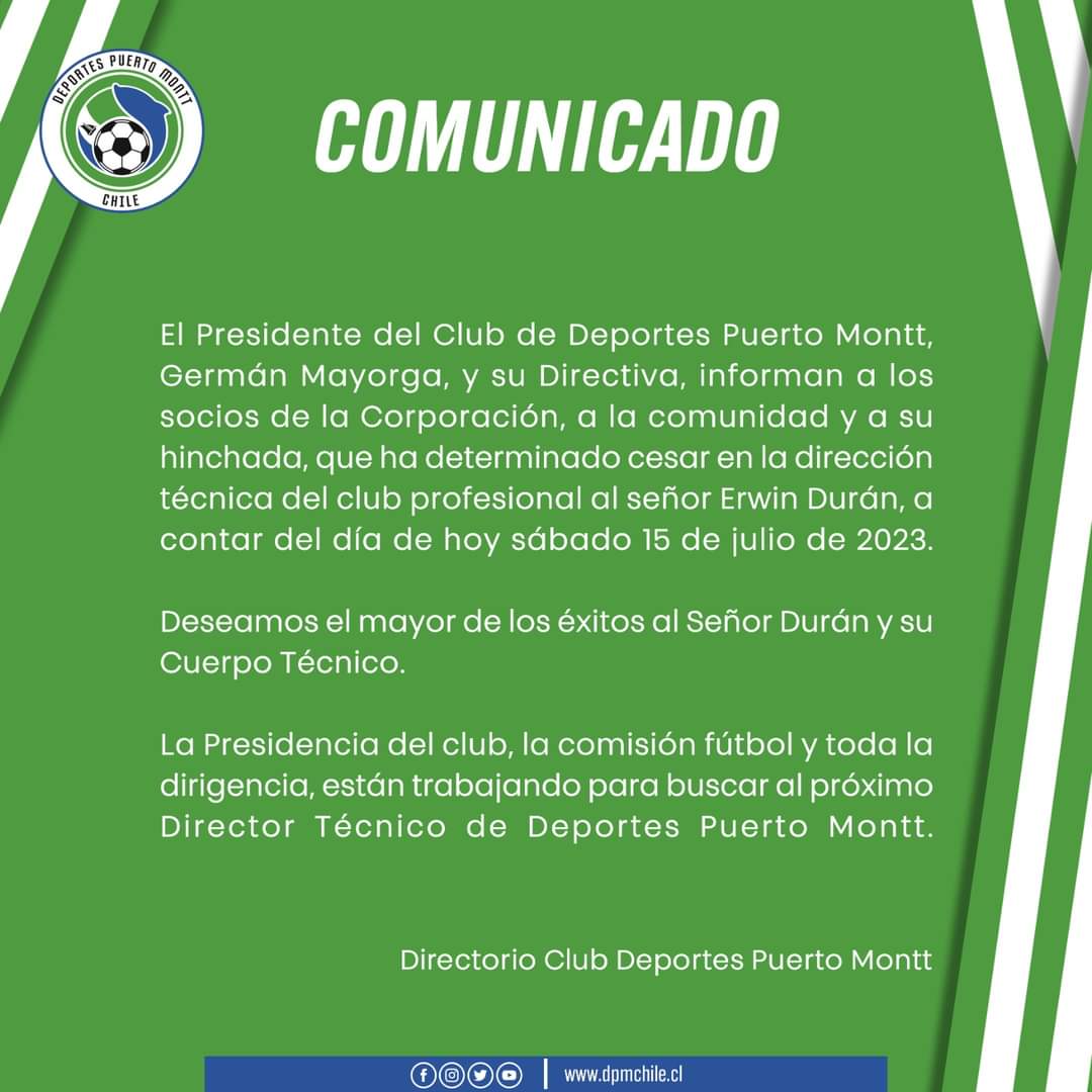 Deportes Puerto Montt tweet media