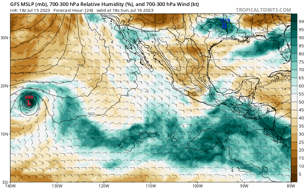 InfoMeteoro's tweet photo. 🌎💨Polvo del #Sahara continúa en estados Golfo de México, manteniéndose próximos 3-5 días lo que favorece lluvias aisladas, concentrándose la humedad al occidente.

❇️🌧️Conforme transcurra la nueva semana, el polvo se irá retirando, regresando fuertes lluvias en el centro-sur. https://t.co/R2aZIZ2hdK