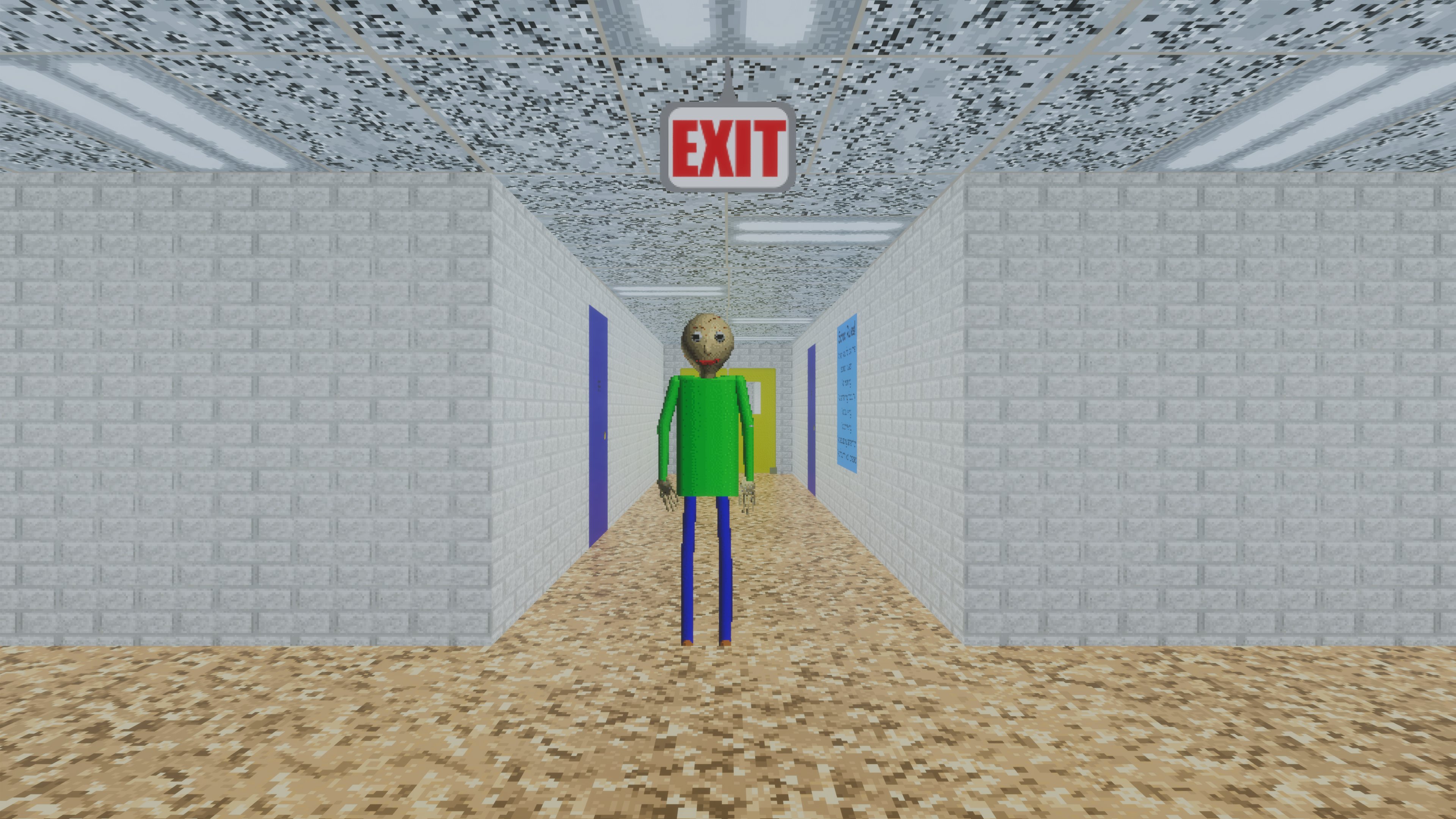 PC / Computer - Baldi's Basics Plus - Roto Hall - The Textures