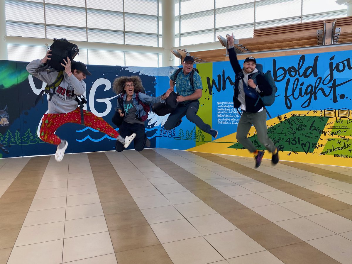 Rex Ferguson-Baird (@rexfb) on Twitter photo Jump shots may be our specialty….today’s turned out to be pretty decent! The great <a href="/kalbarteski/">kal barteski</a> mural at <a href="/YWGairport/">Winnipeg Airport</a> inspired some good spring energy! Jump shots may be our specialty….today’s turned out to be pretty decent! The great <a href="/kalbarteski/">kal barteski</a> mural at <a href="/YWGairport/">Winnipeg Airport</a> inspired some good spring energy!