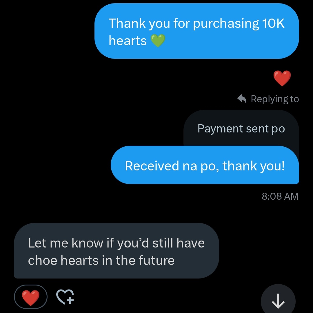 seorivotes's tweet photo. 🧾 #seorivotes 

10K choeaedol hearts sold! Thank you for the trust 💚

🎁 with 1,500 hearts freebie https://t.co/qdzA5pVNhp