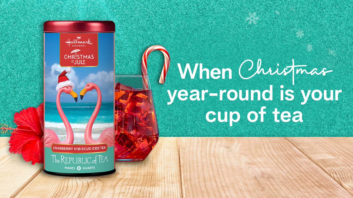 hallmarkchannel's tweet photo. We hope you’re enjoying #TakeMeBackForChristmas so far! RT to win a special #ChristmasInJuly @republicoftea! https://t.co/O73saBerf1