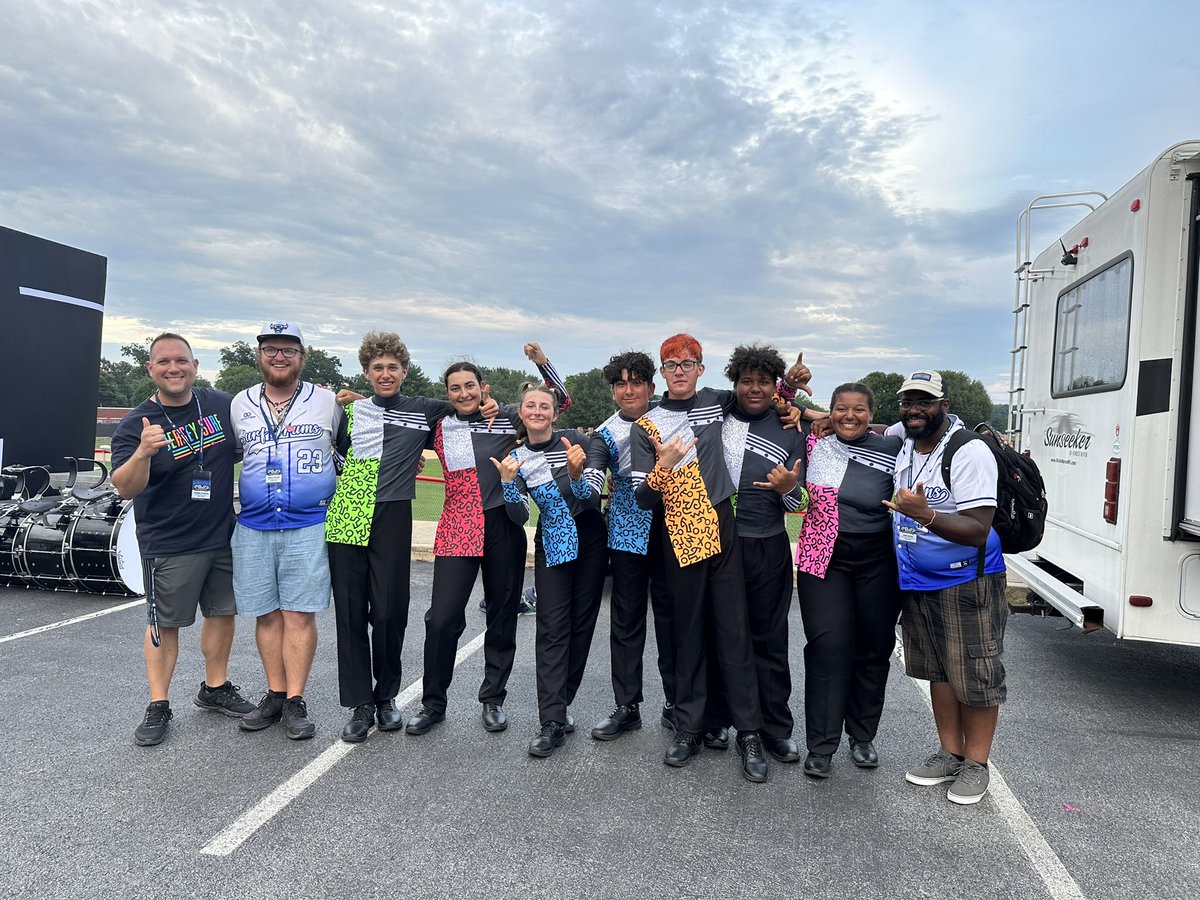 masten_mrs's tweet photo. Congrats to Jersey Surf on a great first show! Shout out to our @PMMarchingUnit staff, alumni and current members who are marching with Surf this summer. We are SO PROUD of you!! @JerseySurf @pennmanor @DCI #expressyourself #jerseysurf #surfmanor https://t.co/sUtFPEiEeZ
