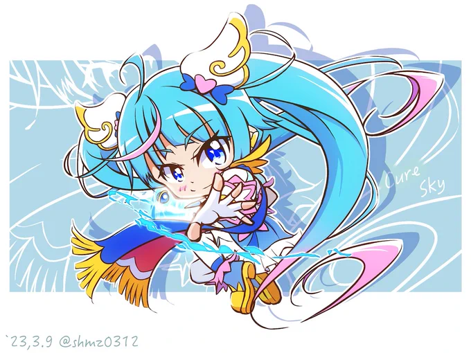 とりあえず4人描けたφ(・ω・*)#precure 
