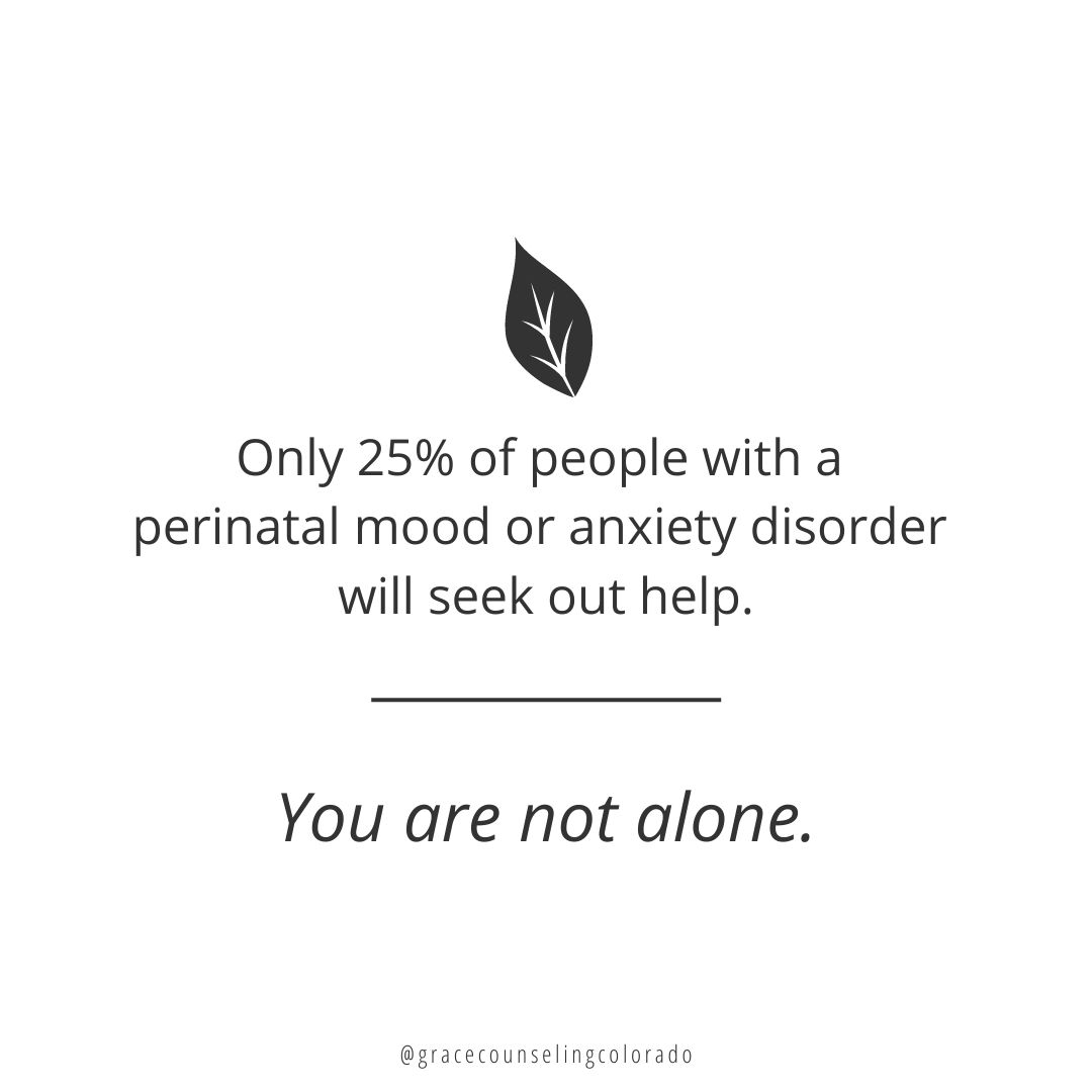 You are not alone. If you feel like you may be affected, reach out to someone or set up an appointment today. We have counselors open and accepting new clients today. 

#perinatalsupport #youarenotalone #coloradotherapy