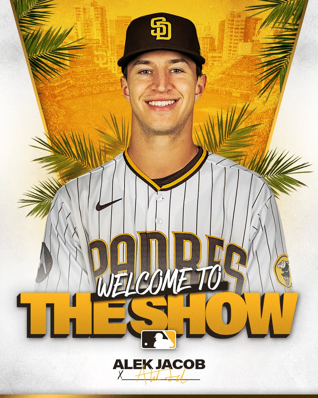 San Diego Padres on X: Welcome to The Show, @jacob_alek! https