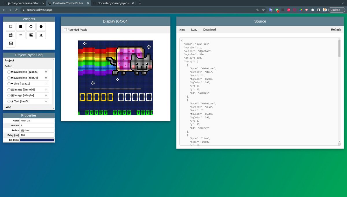 Jonathas Barbosa💡 (@jnthas) on Twitter photo That is it, the Clockwise theme editor is almost done ^^ That is it, the Clockwise theme editor is almost done ^^
