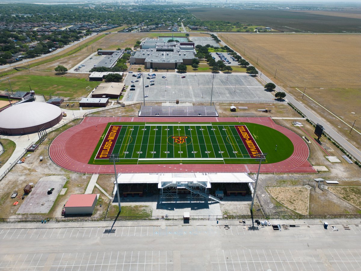 Some photos of @T_MAthletics new turf field. Looks great and ready for the upcoming season!

<a href="/dctf/">Dave Campbell's — TexasFootball.com</a> <a href="/Matt_Stepp817/">Matt Stepp</a> <a href="/ChrisThomasson7/">Chris Thomasson - KIII Sports</a> <a href="/kris_oneal/">Kris O'Neal</a> <a href="/VanmatreSteve/">steve vanmatre</a> <a href="/tresgarcia77/">Tres</a> <a href="/Jkmoody44/">Coach Moody</a> <a href="/LarissaLiska/">Larissa Liska</a> <a href="/CallerSports/">Caller Sports</a> <a href="/TulosoMidwayISD/">Tuloso Midway ISD</a> <a href="/tulosomidwayhs/">Tuloso-Midway High School</a> <a href="/STFUnltd/">South Texas Football Unlimited🏈</a> <a href="/Coach_V_/">James Villarreal</a>