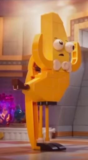 I just found out that this Lego banana from The Lego Movie 2: The Second Part is voiced by Ben Schwartz, the same guy who voiced Dewey Duck and Sonic the Hedgehog.

How did I not realized that?! https://t.co/3yyxa8pED4