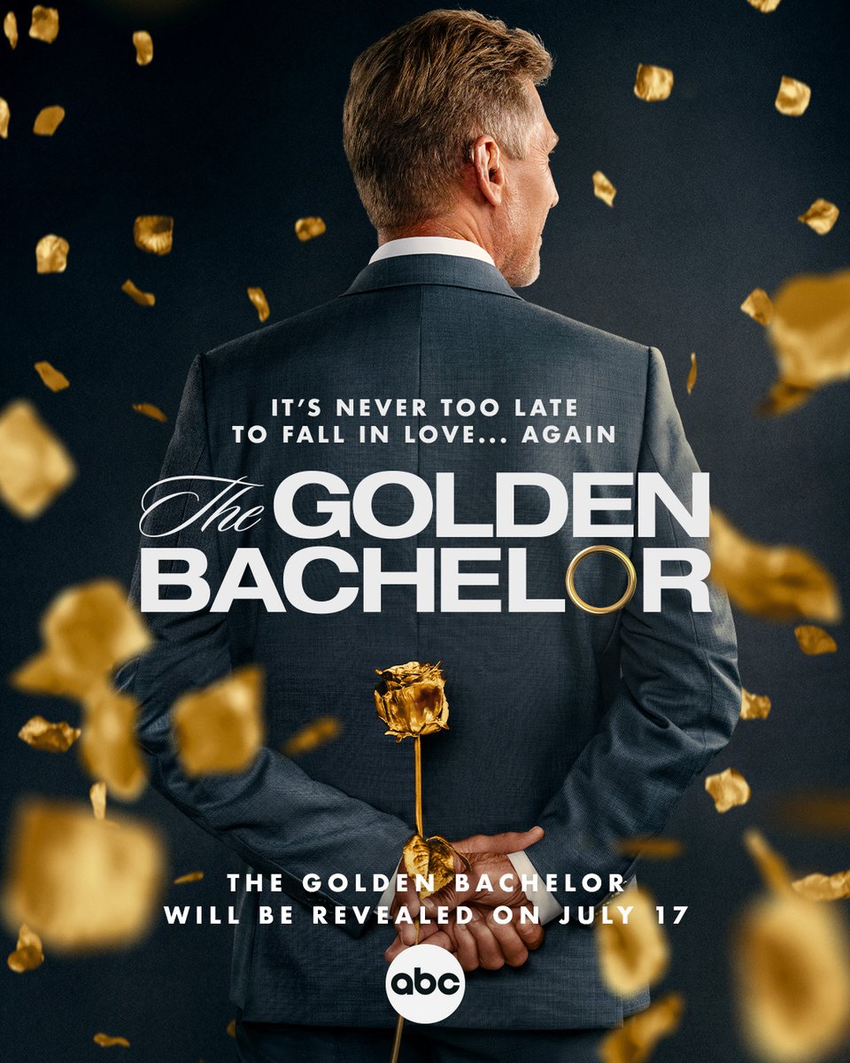 Talk about a cheeky first look 😏 #TheGoldenBachelor will be revealed TOMORROW. @goldenbachabc