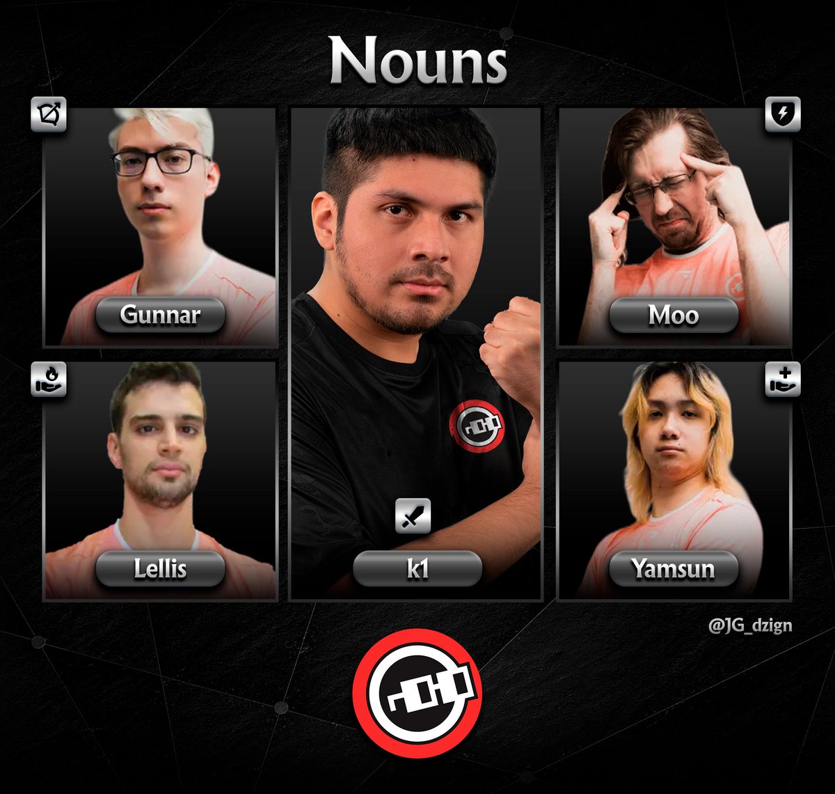 JGDesign10's tweet image. Roster UPDATE!
Tito se sumo a  la escuadra de Nouns como HC para las Clasificatorias a The International...
#DOTA2 #ESPORTS #ROADtoTI12

@k1hectorxd  @nounsesports