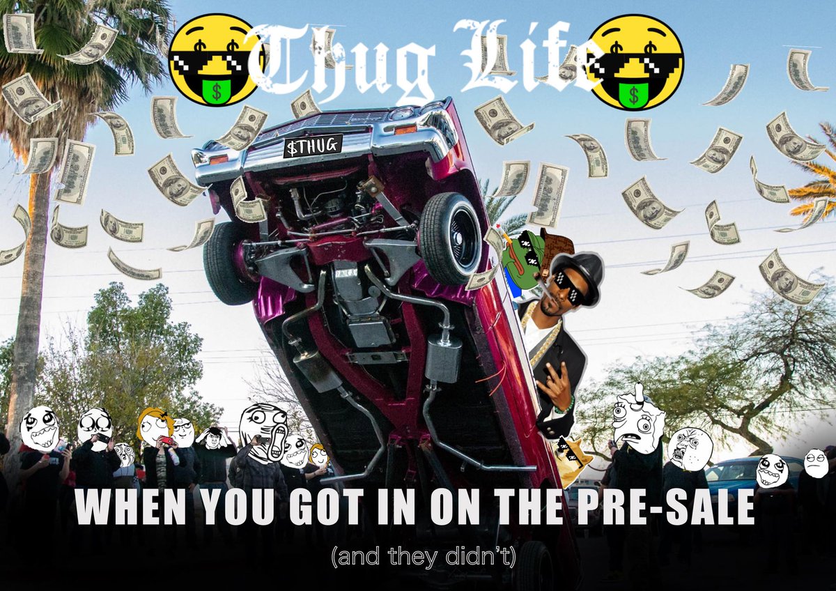 salvatoveli's tweet photo. @thug_life_token $THUG
@thug_life_token
@cryptojack @FoxCryptoBSC @JakeGagain @MonstersCoins @MrBigWhaleREAL https://t.co/JyEbyM7zGI