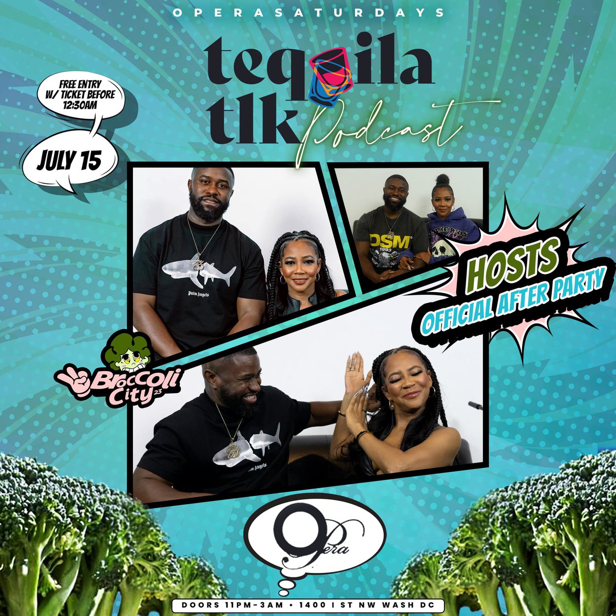 Operadc's tweet image. TONIGHT #OPERAsaturdays #BCFest23 🥦 AfterParty w/ Special Guests • Complimentary Admission Before 11pm with RSVP + OPEN BAR from 11pm to 12am • Music By @djmarvalous • For Bottle Service Contact (202)798-8877