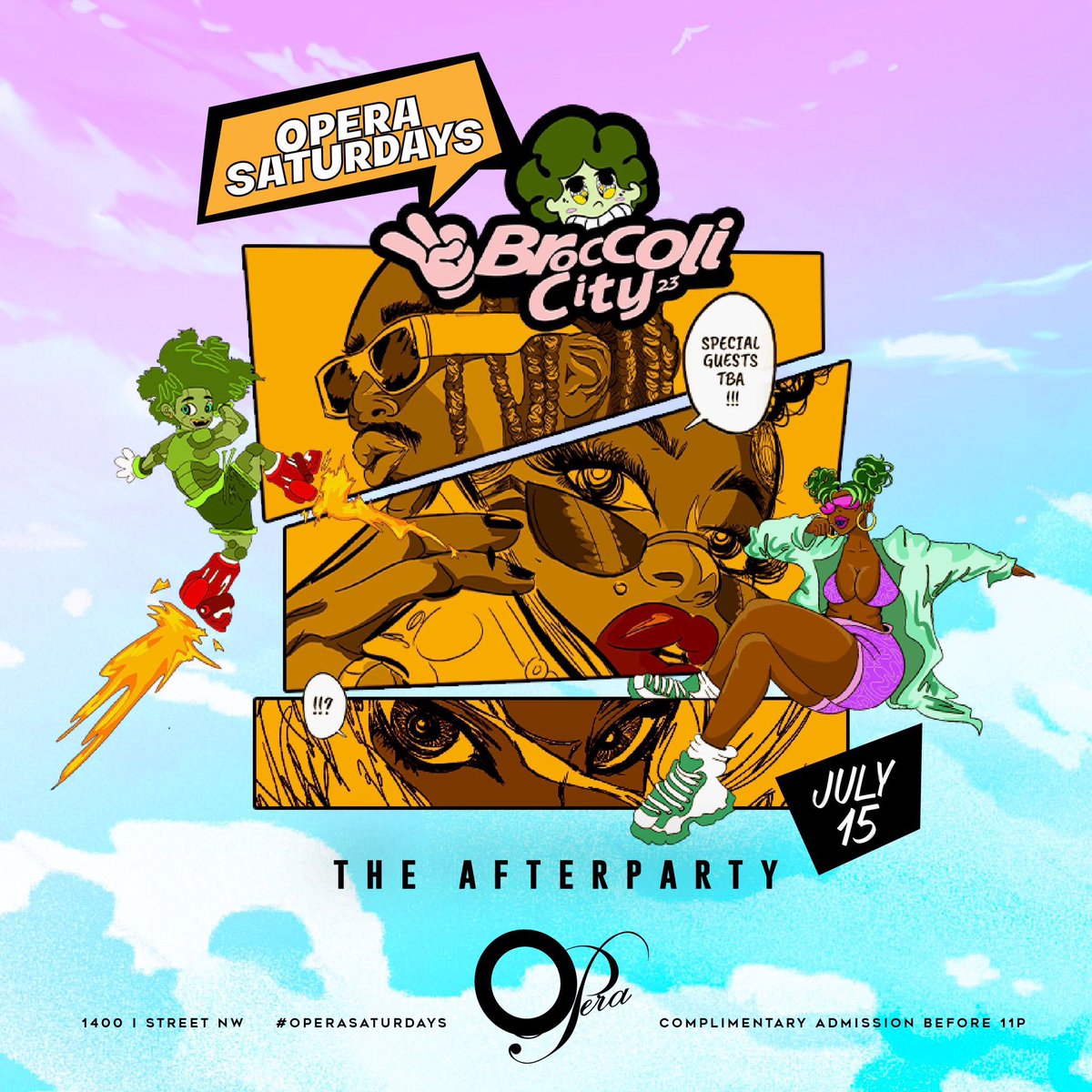 Operadc's tweet image. TONIGHT #OPERAsaturdays #BCFest23 🥦 AfterParty w/ Special Guests • Complimentary Admission Before 11pm with RSVP + OPEN BAR from 11pm to 12am • Music By @djmarvalous • For Bottle Service Contact (202)798-8877