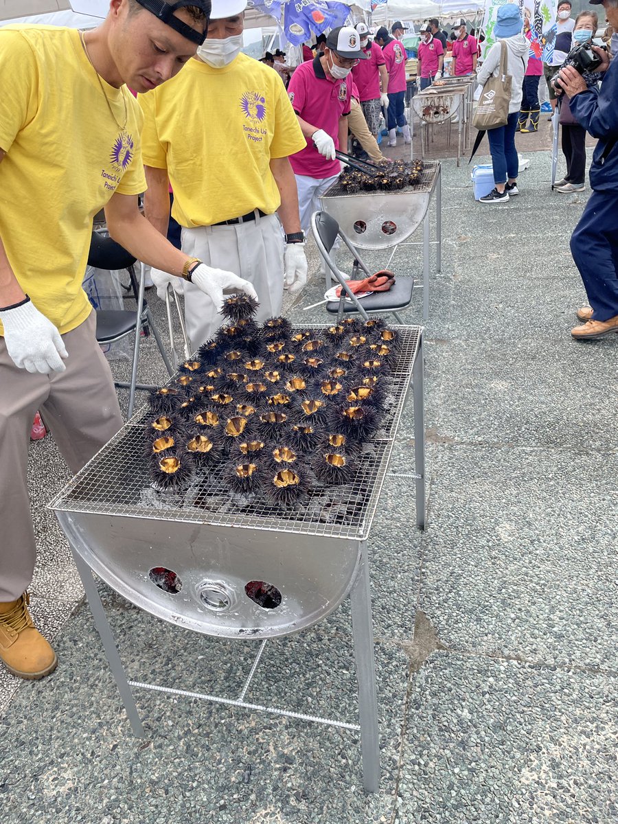 人口1.5万人の岩手県洋野町に2万人が集まる、種市うに祭りを見学。

実に4年ぶりの開催です！

 #JAPANUNISUMMIT