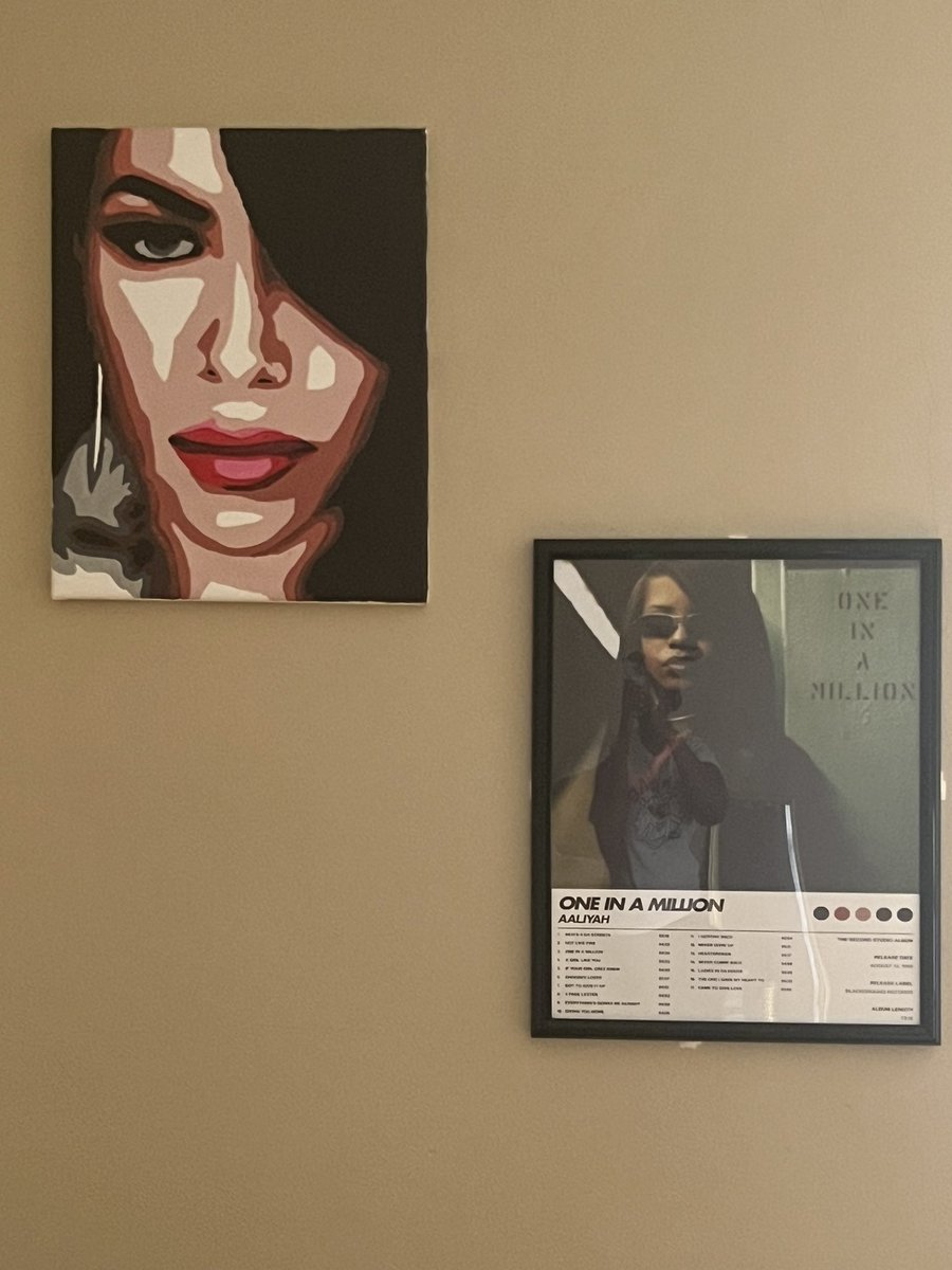 Being gifted #Aaliyah art work for my music wall simply touched my soul! IYKYK #oneinamillion https://t.co/YBzdBwXnPb