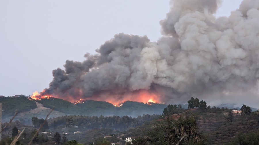 lapalmarss's tweet photo. Más de 4.000 evacuados por el incendio de La Palma que afecta a 4.675 hectáreas. El Gobierno pide la máxima colaboración ciudadana https://t.co/W2WuV3nsUe https://t.co/hZs7j8M06H