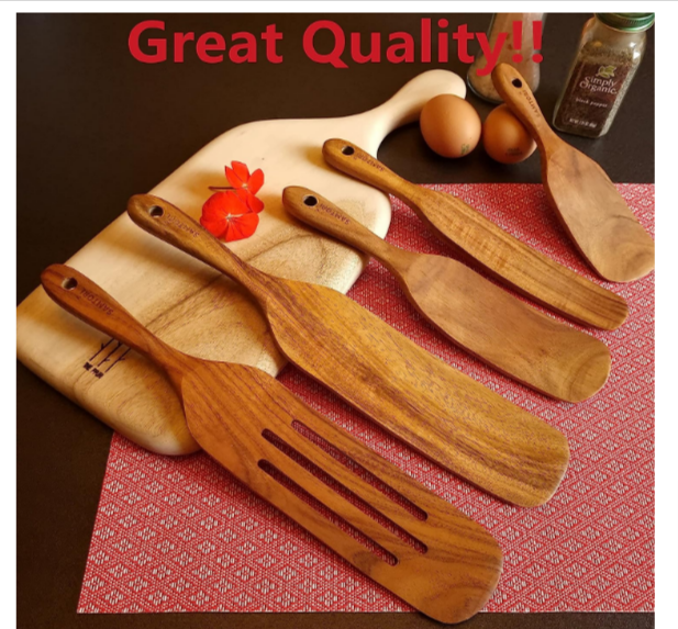 4. SAMTORI Wooden Cooking Spoons Spurtles Kitchen Tools As Seen On TV Premium Teak Wooden Spurdle. (5pcs)
Buy Now: tinyurl.com/293mk6bd

#knifesharpener, #kitchenitems, #kitchenorganizers, #bestknifesharpener #OnPatrolLive #DOOP
