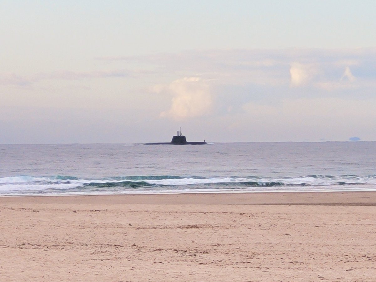 Whoa! It's not every day you spot a submarine on your sunday morning walk! 🤯 (Relax, it's one of ours...)