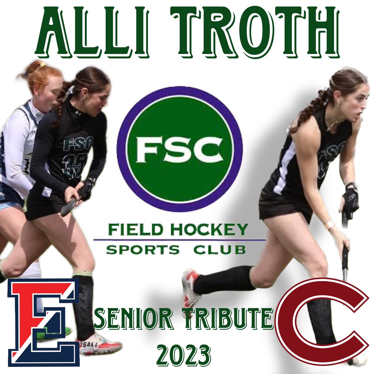 🎓Senior Tribute 🎓 Best of luck to Alli Troth as she embarks on her journey at Colgate! We are so excited for you ❤️🤍