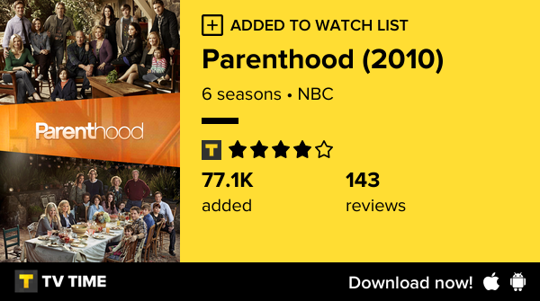 lilambs1's tweet photo. I've just started following Parenthood (2010) https://t.co/qbj7RPllNv #tvtime https://t.co/Z3LaQ3Wcxu