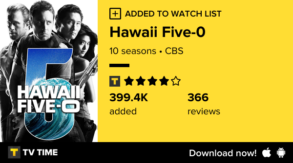 lilambs1's tweet photo. I've just started following Hawaii Five-0 https://t.co/E5DzglbyPS #tvtime https://t.co/U0k7yl1ZdZ