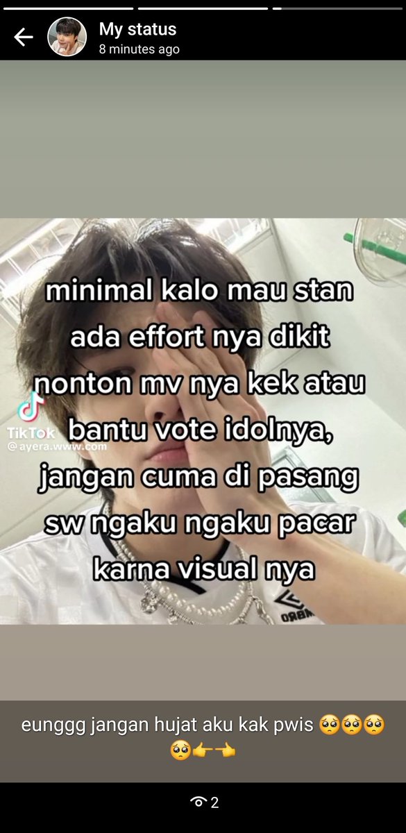 eunbkvv's tweet photo. GUE TAKUT DISERANG JUJUR https://t.co/PV5CZZBEvg