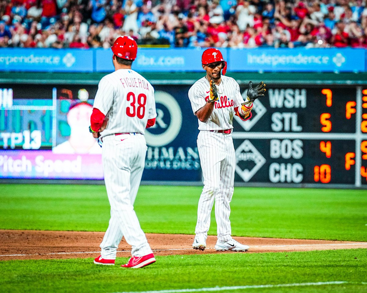 First outfield assist, first hit, and first RBI. My goodness, have a day Johan