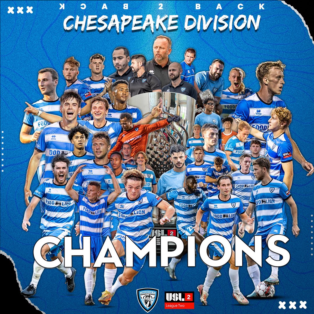 Champions of the Chesapeake…again! #UpTheBridge 🦁