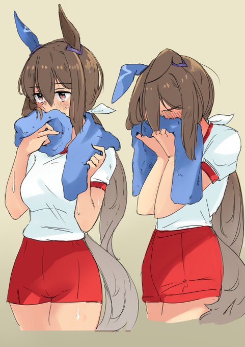「ponytail towel」 illustration images(Latest)