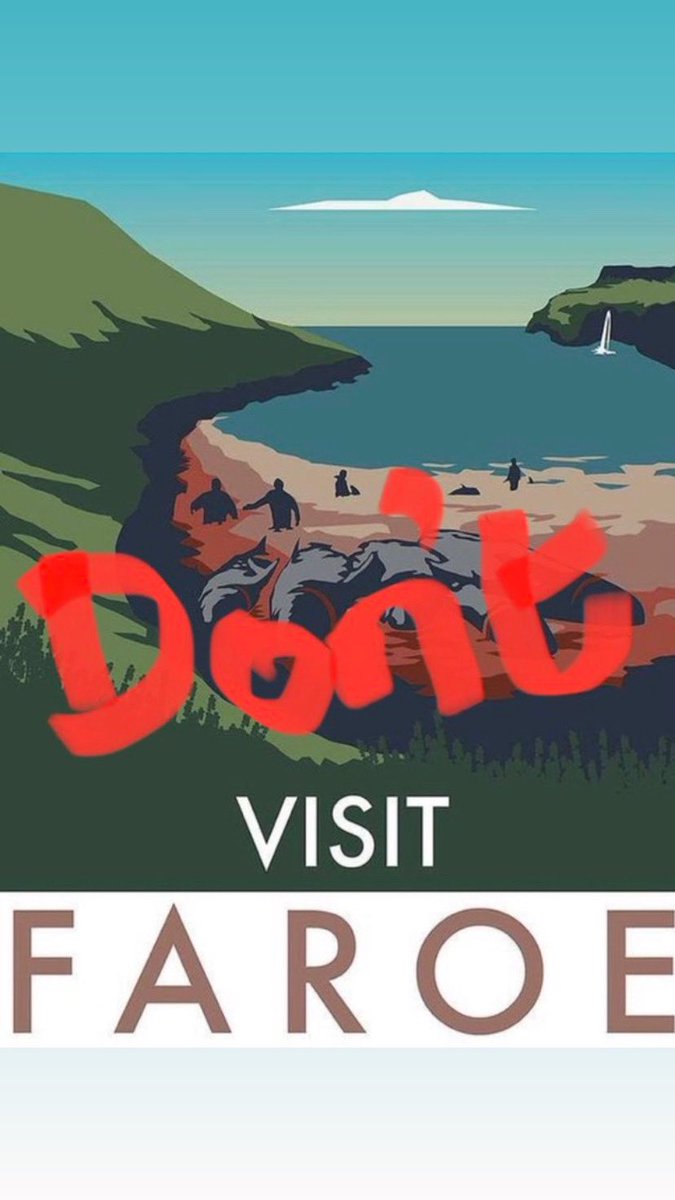 @hagstovan Since it would be cruel to do to you, what you have done to dolphins, 😡 we should at least imprison all of you criminal scum. #BoycottFaroeIslands