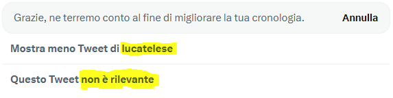Filippo__Rossi's tweet image. Fate come me... se siete stanchi di leggere le coglionate di Luca #Telese nonostante non lo seguiate...
Fatelo capire anche a Twitter: lucatelese non è rilevante  🤣🤣🤣