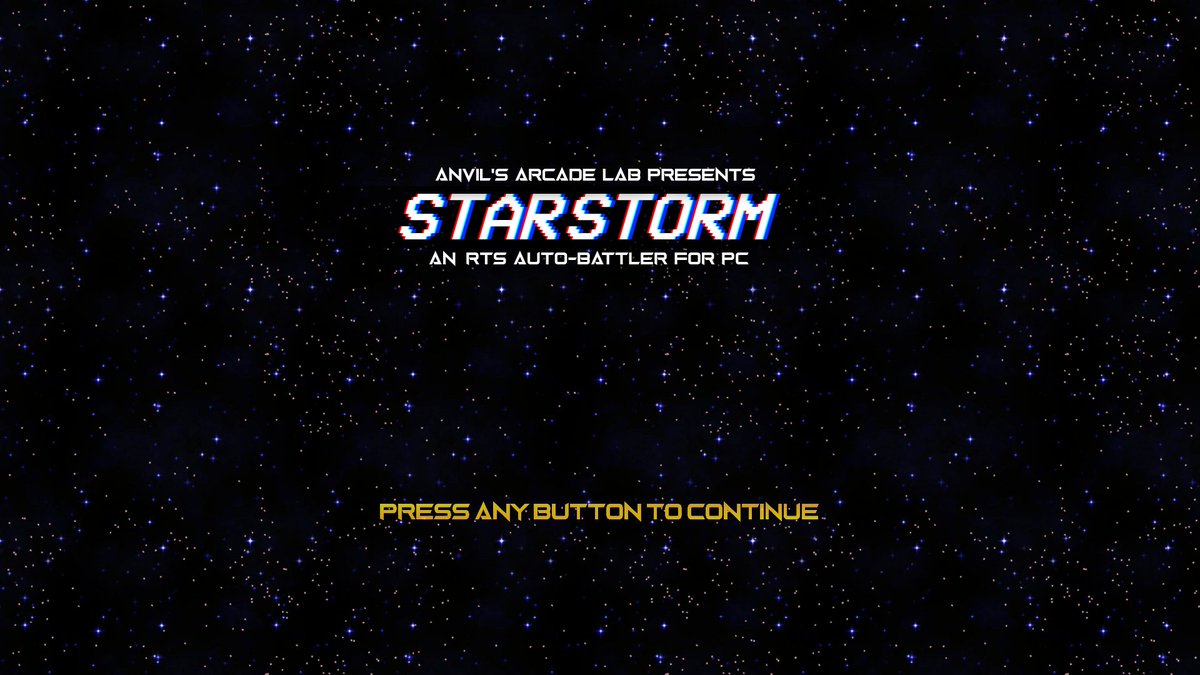🚀 Get ready for cosmic battles! Feast your eyes on the captivating title screen of "StarStorm"! Immerse yourself in space and prepare for intense gameplay. Stay tuned for more updates! #StarStorm #RTS #ScreenshotSaturday 🌌