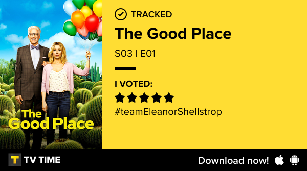 everedfolk's tweet image. The Good Place S03 | E01 Everything Is Bonzer! #goodplace  tvtime.com/r/2TiKO #tvtime