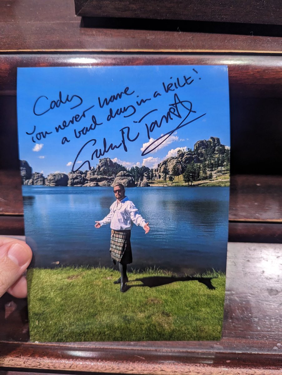 If <a href="/MenInKiltsSTARZ/">Men in Kilts: A Roadtrip with Sam and Graham</a> ever needs a third, I've got your guy. Thanks <a href="/grahammctavish/">.</a> ! It was great to have you in Sioux Falls!