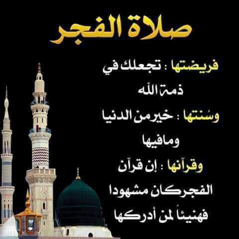 سبوح قدوس رب الملائكه والروح
ربنا آتنا ما وعدتنا على رسلك ولا تخزنا يوم القيامه انك لا تخلف الميعاد
ركعتى سنه الفجر خير من الدنيا و ما فيها
تقبل الله منا جميعا صلاتنا وركوعنا وسجودنا ودعاءنا ويغفر لنا ولوالدينا يوم يقوم الحساب واحفظ اولادنا وبناتنا وارزقنا حسن الخاتمه
