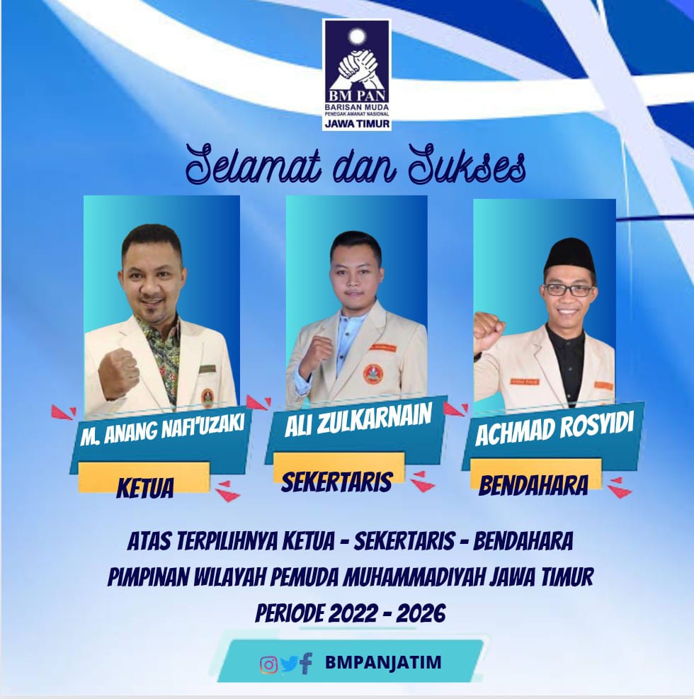 BMPANJATIM1's tweet photo. Semoga amanah dalam menjalankan tugas kepemimpinan https://t.co/14G0QYr13r